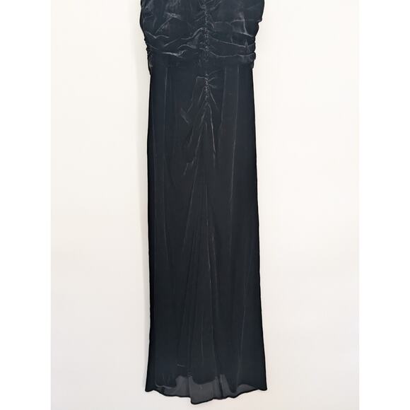 NWT Veronica Beard Josette Embellished Velvet Midi Dress Size 6 Black #2K454 - Picture 7 of 14